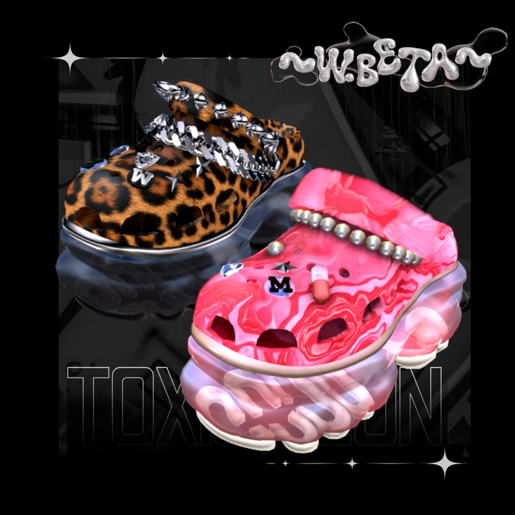 Toxic Neon Clogs image