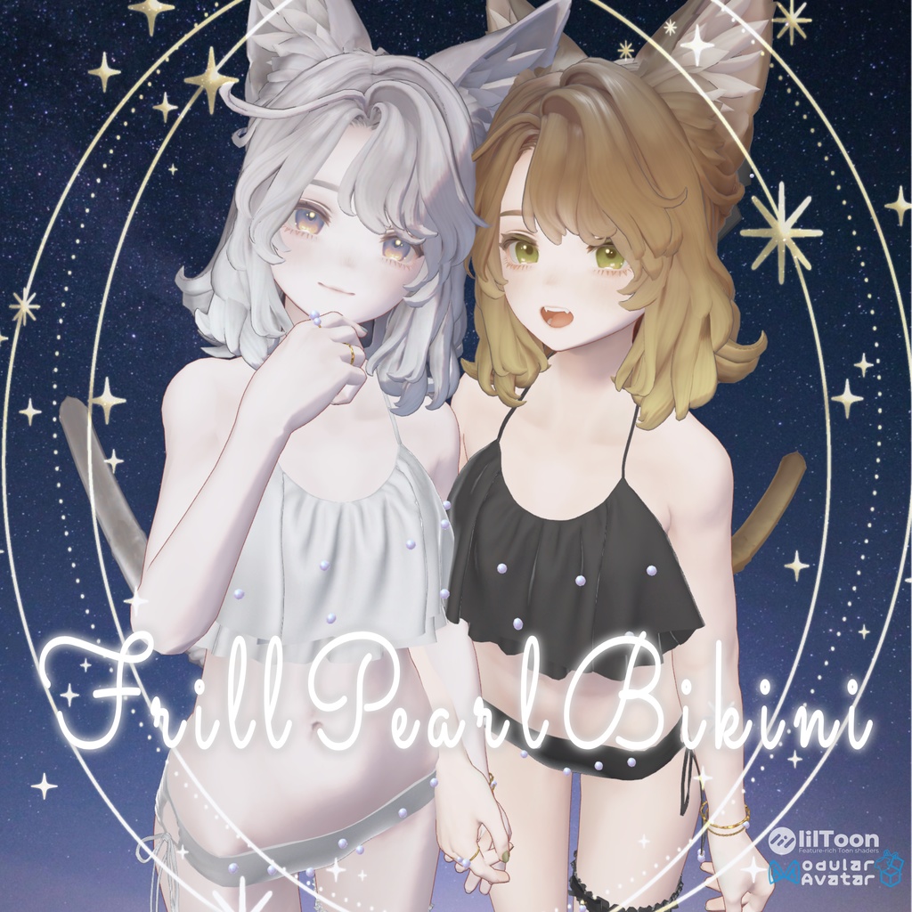 【Marycia】FrillPearlBikini / 4Colors image