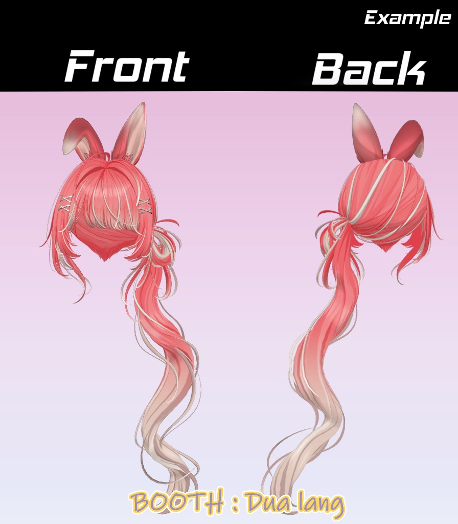 【Mellowin_Hair】Mask、Main color2Texture image