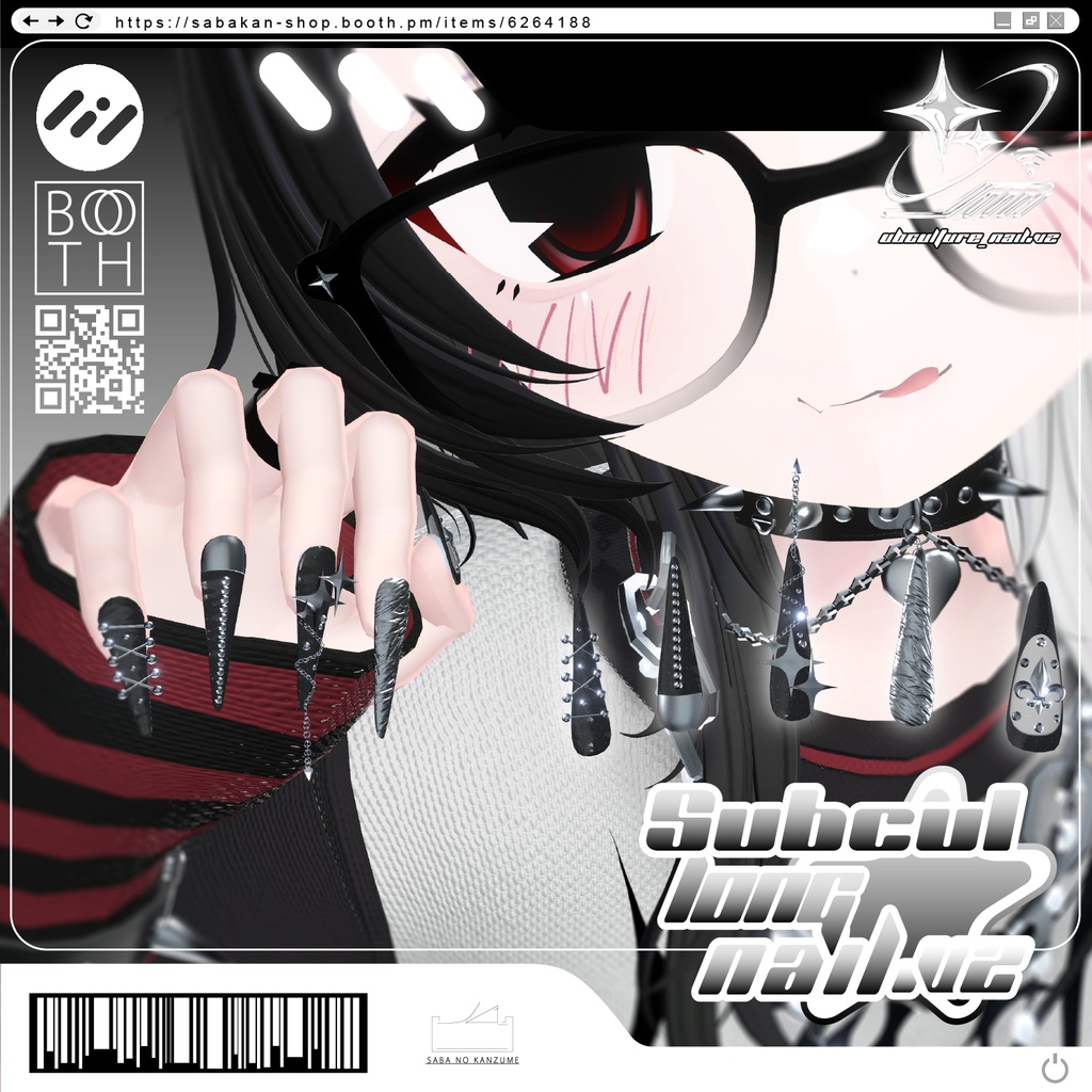 Subculture Long Nails v2 image