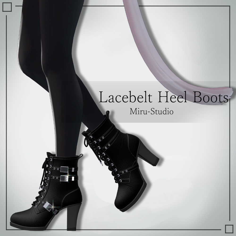Lacebelt Heel_Boots image