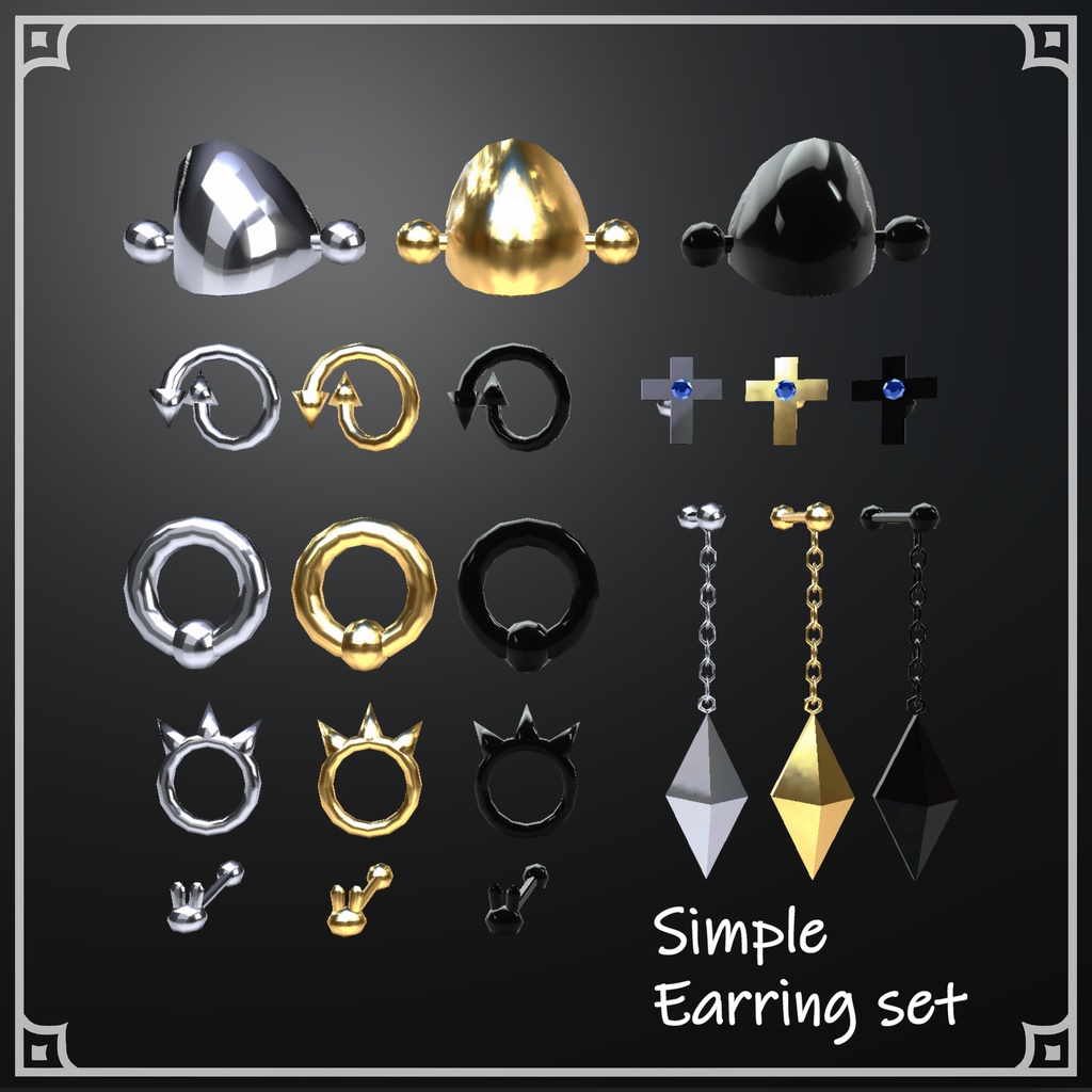Simple Earring Set image