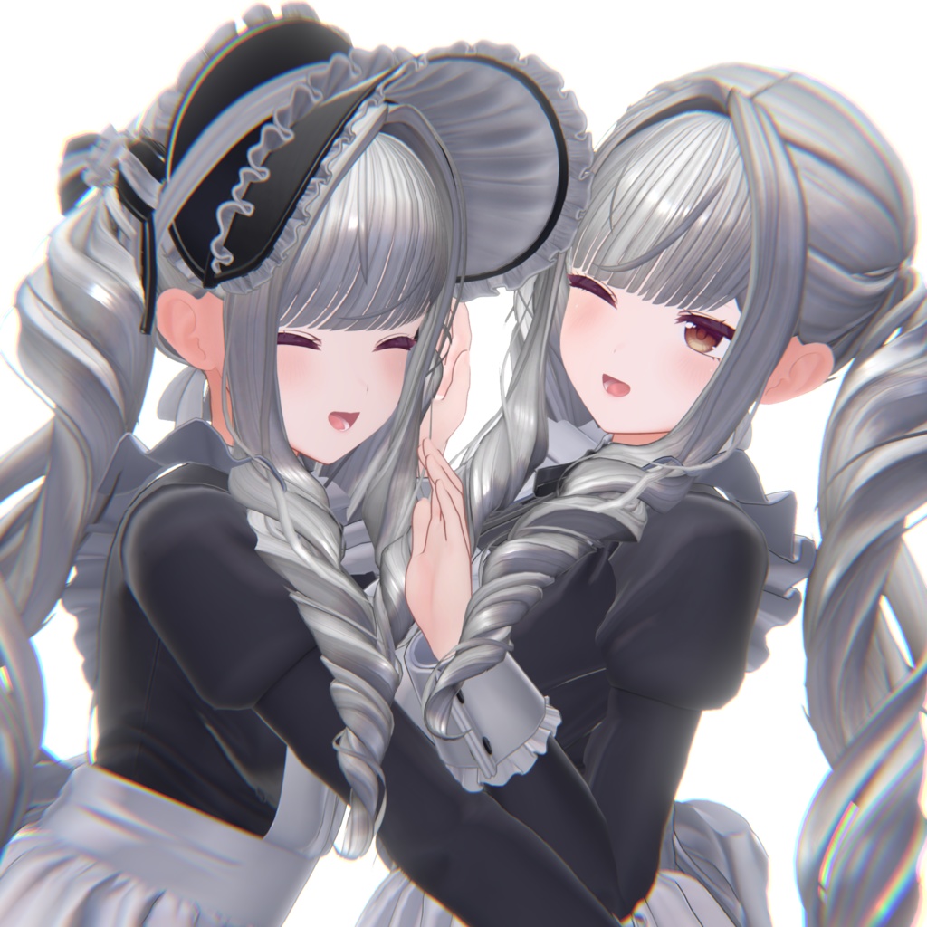 【VRChat】Grace Curled Twintail  image