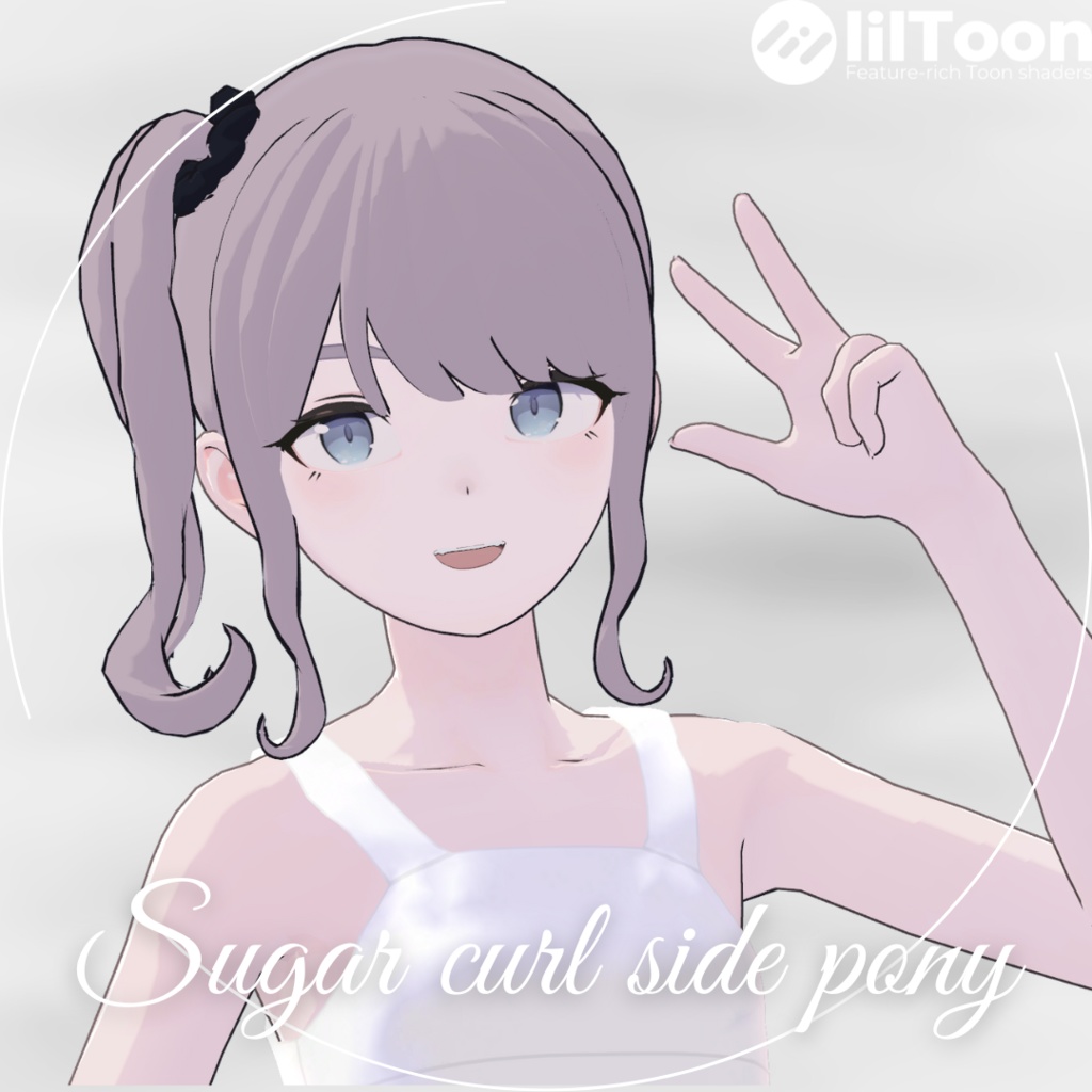 【Lapwing】Sugar curl side pony【3D hairstyle】 image