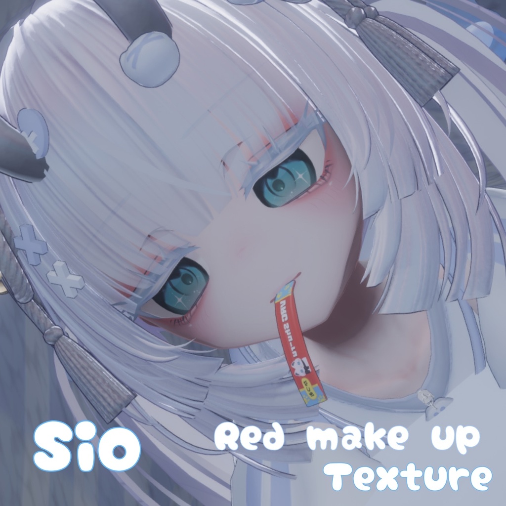 【Sio/Chocolat対応】　Red make up Texture image