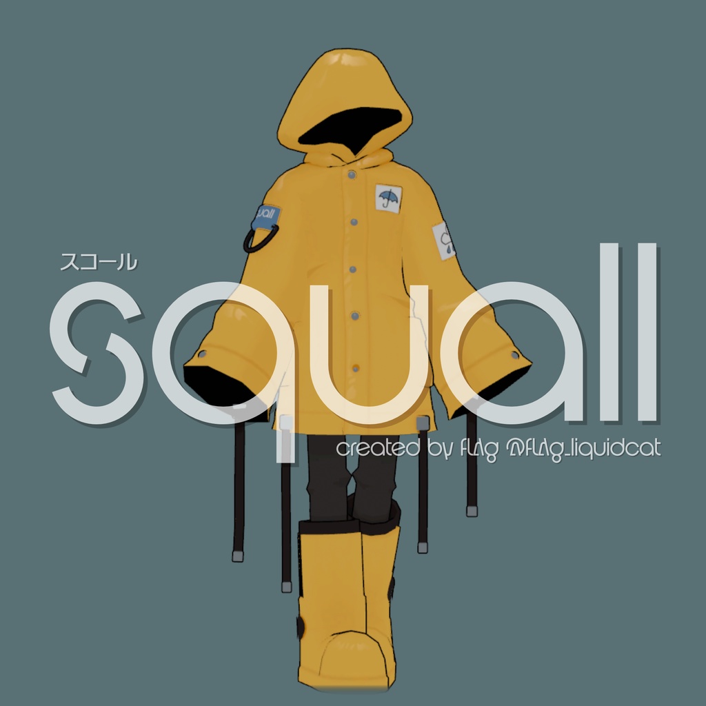 【オリジナル3Dモデル】squall -スコール- image