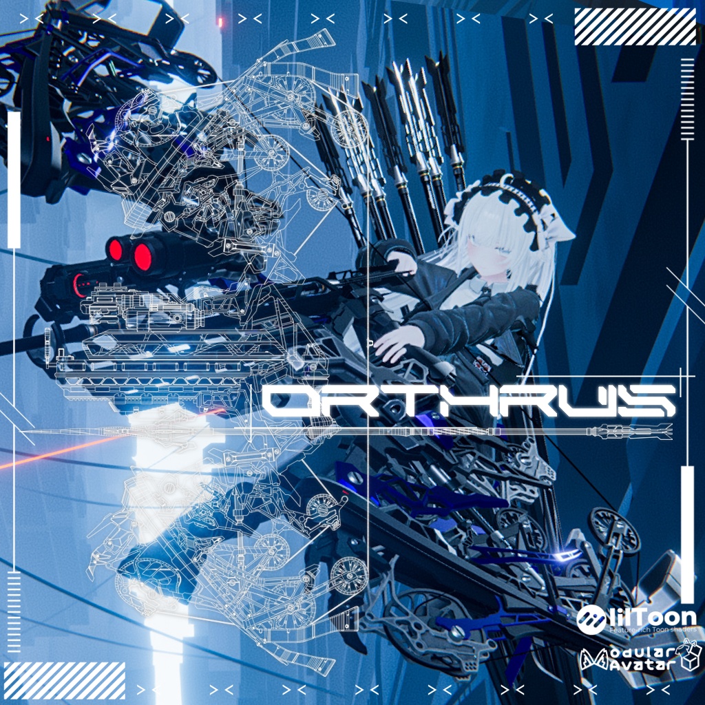 [Gimmick-equipped 3D weapon model] Orthrus image