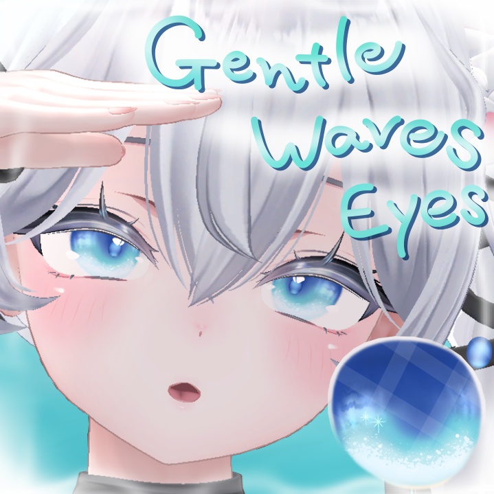 【Sio (しお) 対応】 - Eye texture - ～ Gentle Waves Eyes ～ image