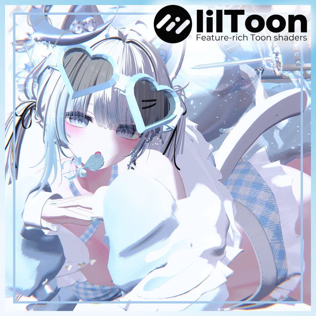 【Liltoon】-ClearTone Shading Presets- LilToon用マテリアルプリセット【Face+Body+Cloth+Hair】 image