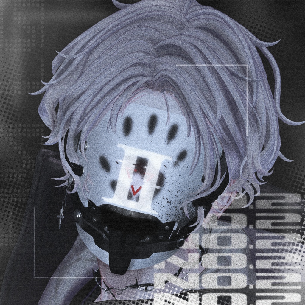 【VRChat】オリジナルマスク『No.2』 image