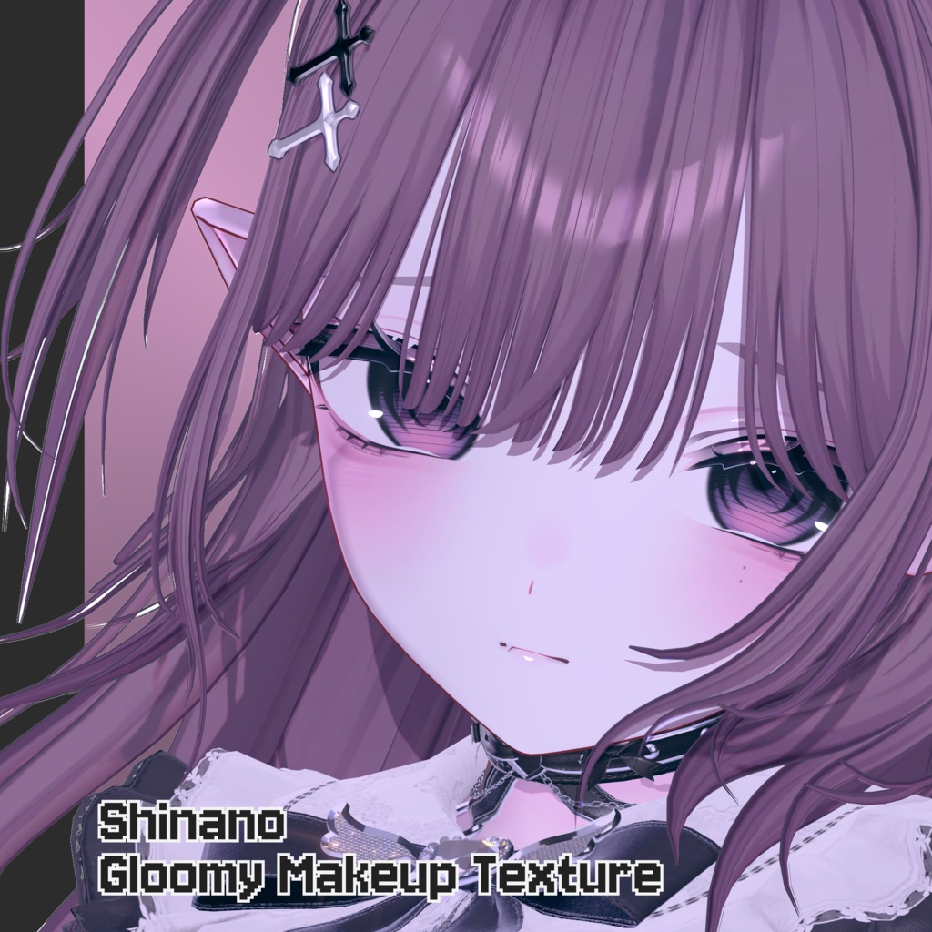 【しなの, Shinano】 Gloomy Makeup & Spider Eyes Texture image