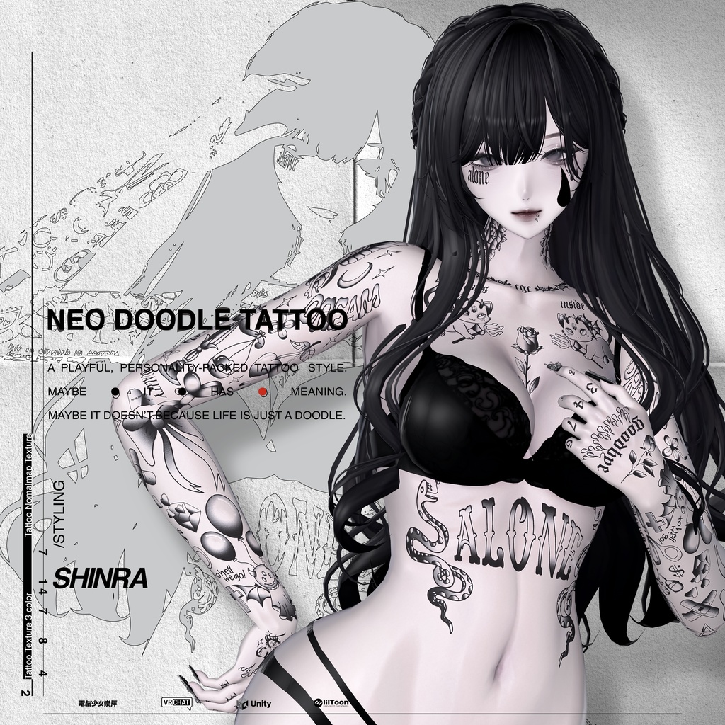 Neo Doodle Tattoo image