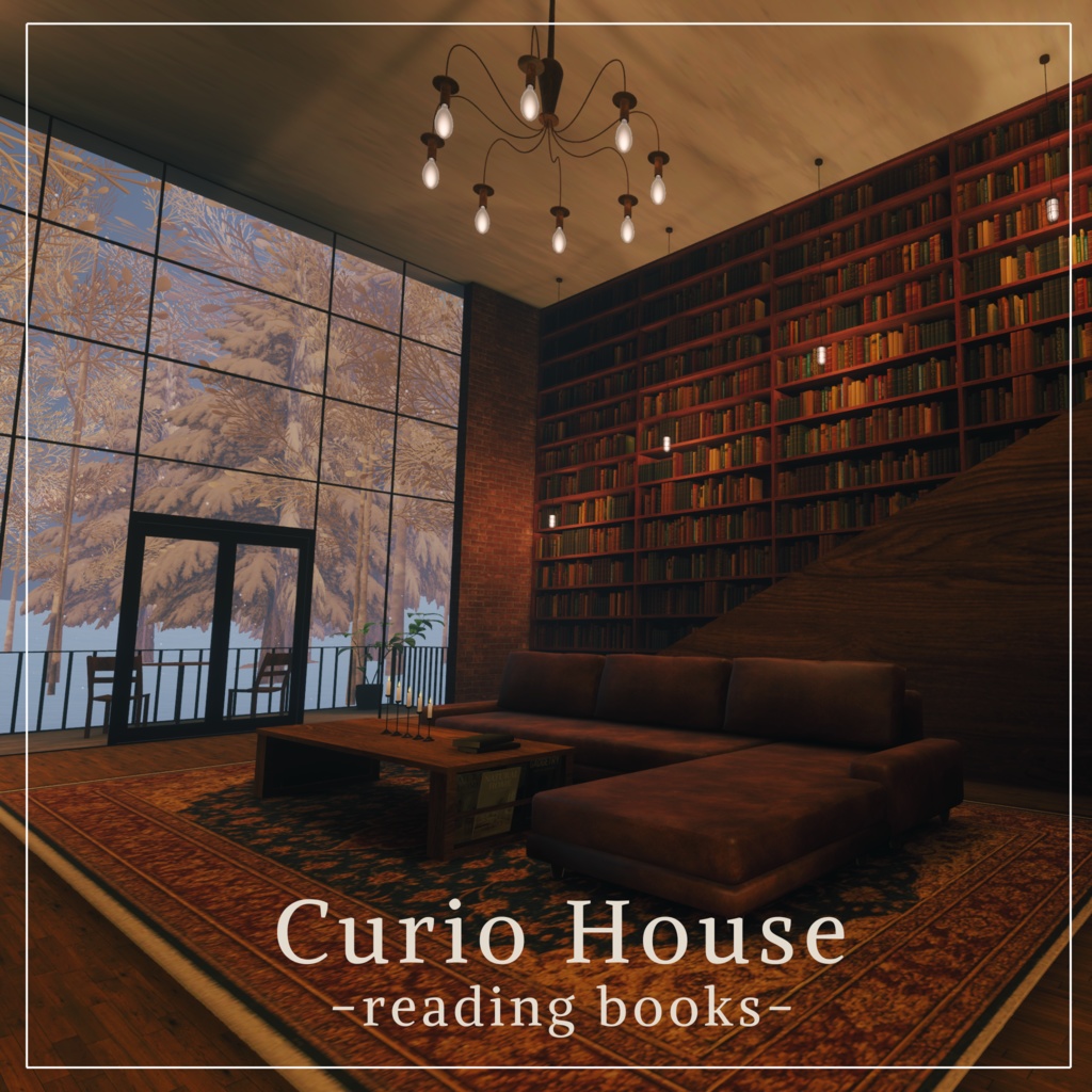 【VRCワールド】Curio House -reading books- image