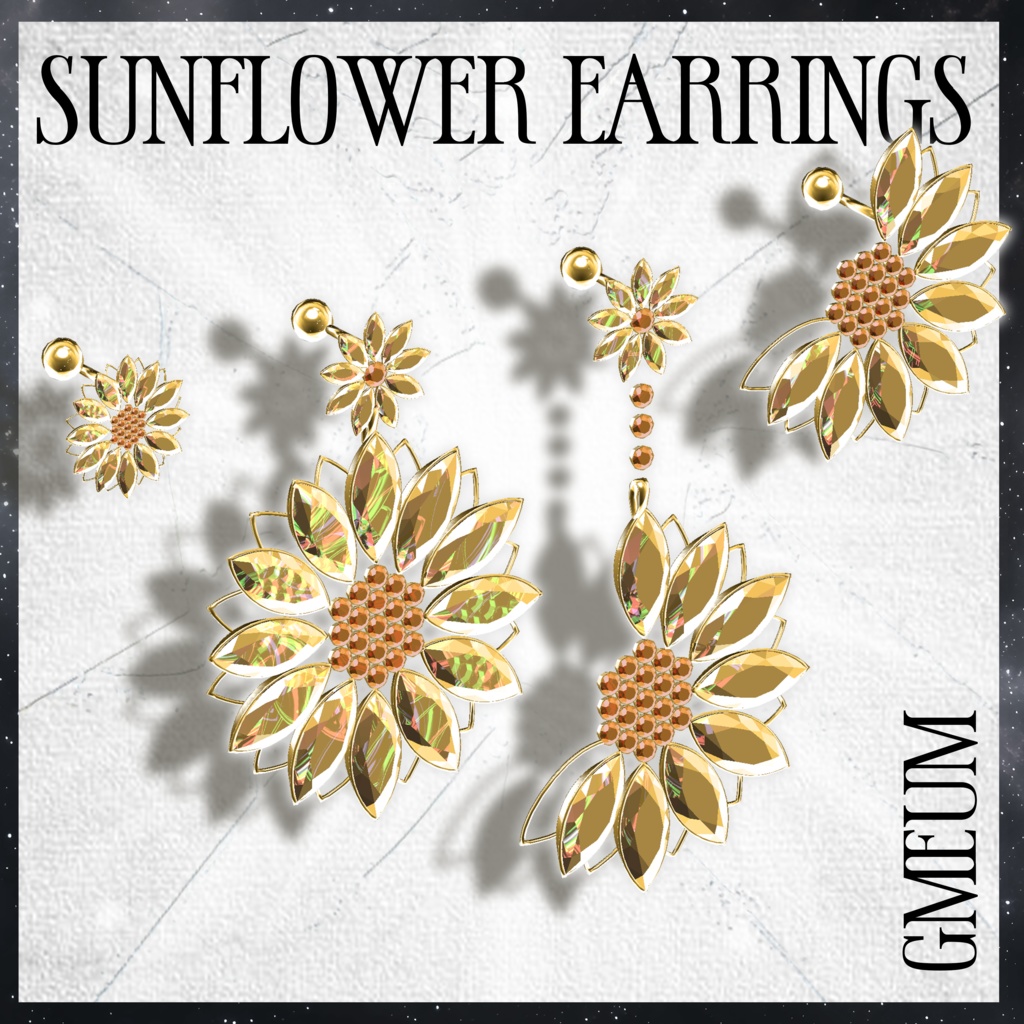 Sunflower Earrings Himawariiyaringu image
