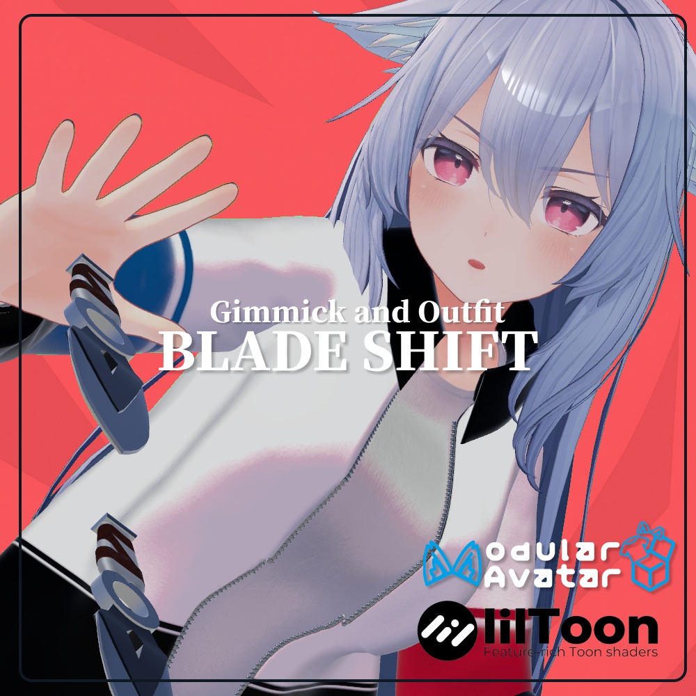 【衣装付きギミック】BLADE SHIFT 【クナイ型アルティメット武器】【Gimmick + Outfit】【クナイ型ウルト】【魔法系大招:雷暴利刃】 image