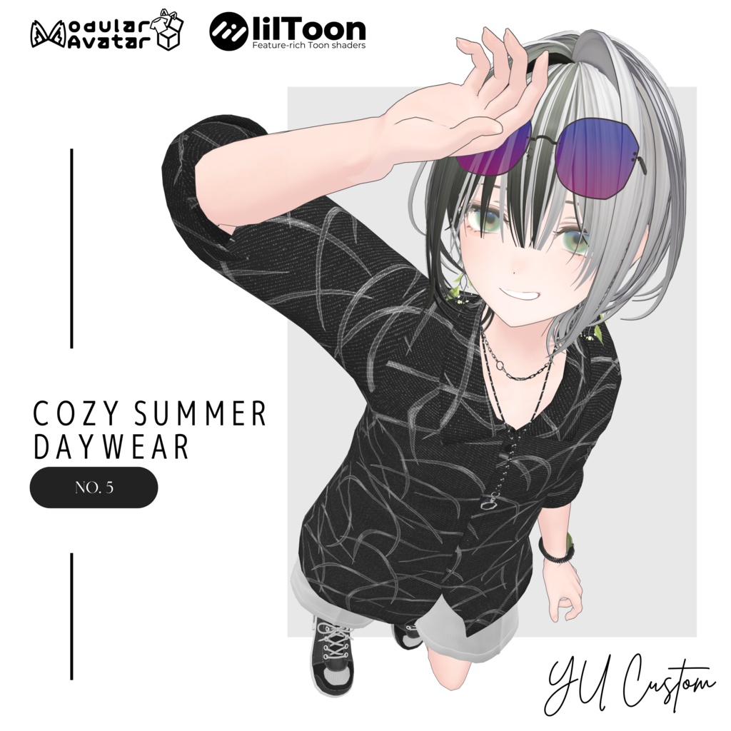 Cozy Summer Daywear【3D衣装モデル】 Lowtus・森羅 対応 image