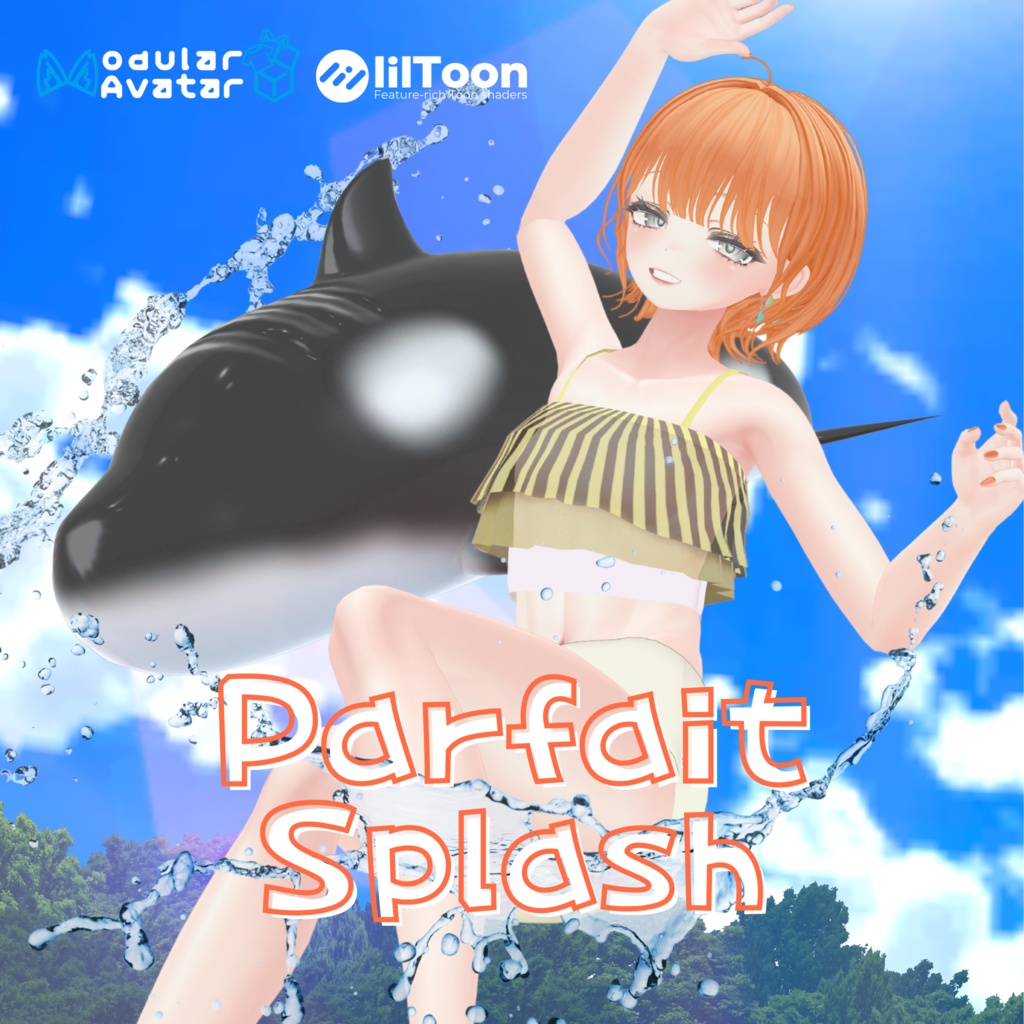 Parfait Splash (MANUKA/SHINRA/SHIRATSUME/LAPWING/UZURUHA/LUCIFER) #VRC SnackWorkshop image