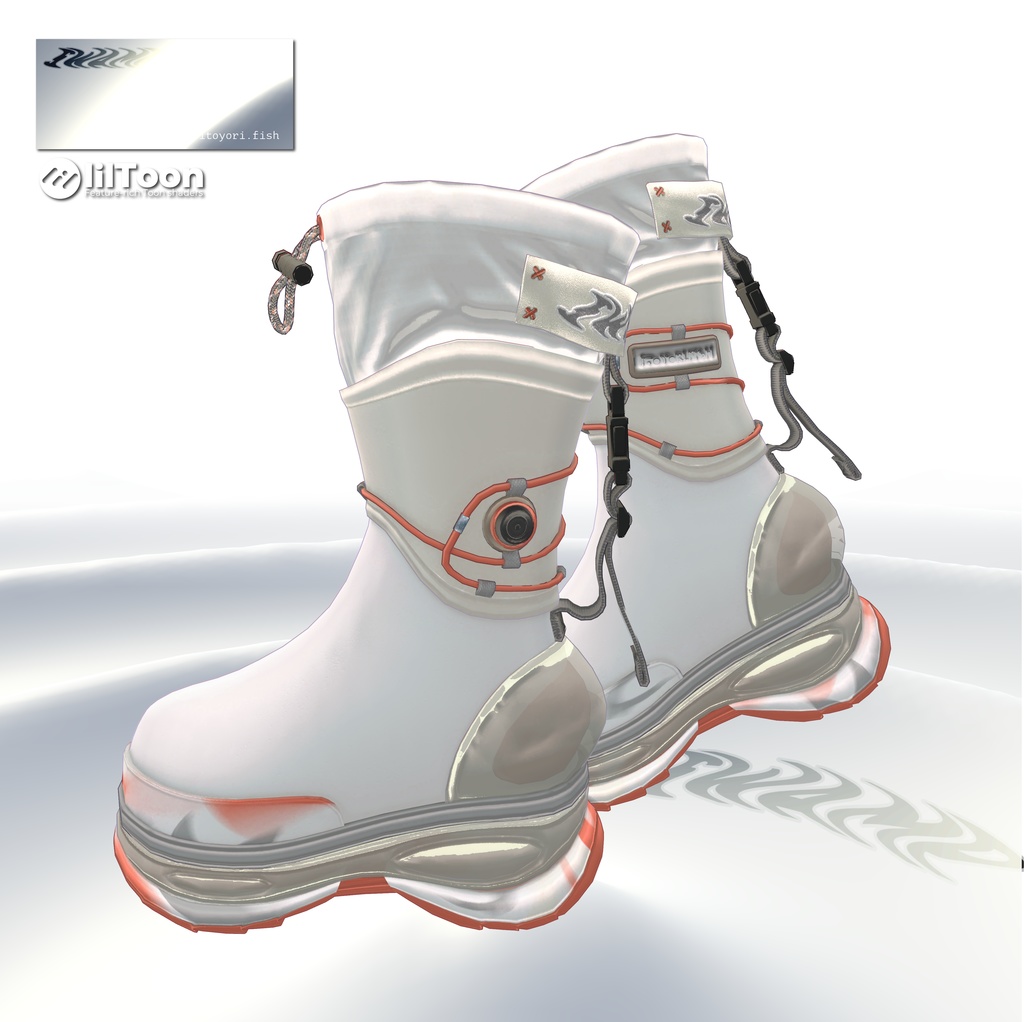 長靴/boots SWAMP [VRChat想定] image