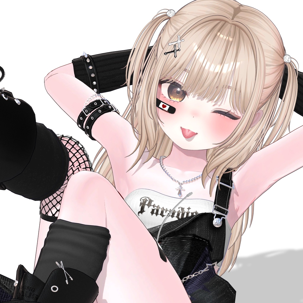 Half-Up Goth Twin image