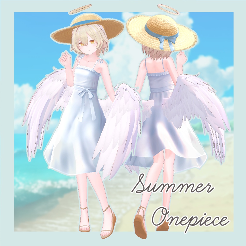 【2アバター対応】サマーワンピース - Summer Onepiece - image
