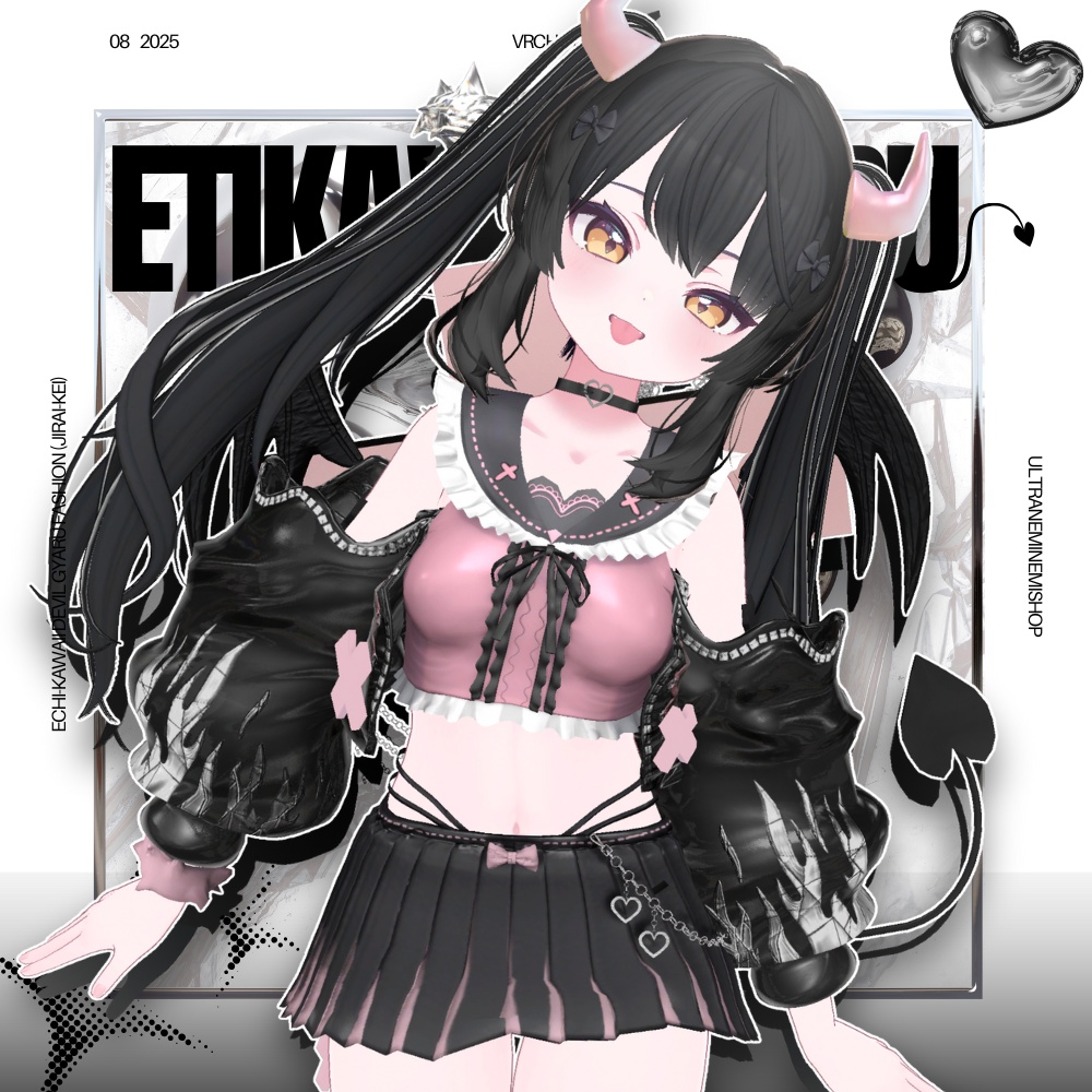 Echikawa Punk Landmine-Style Gal Clothes  #UltraNemiNemiShop image