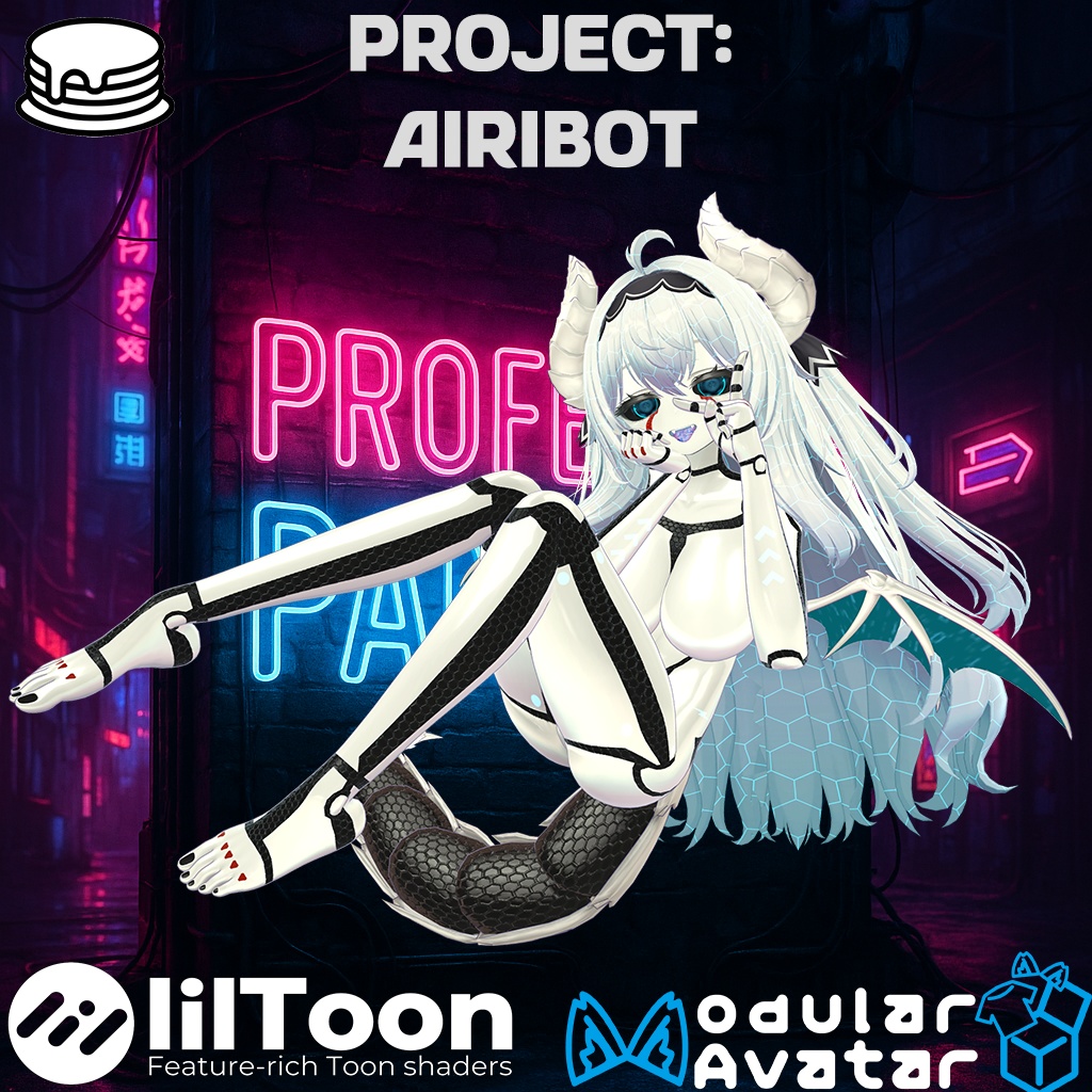 『Project: Airibot / プロジェクト: 愛莉ボット』 Body Texture + Material image