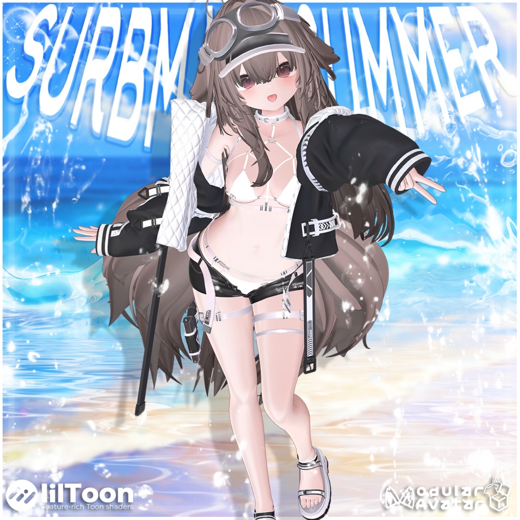 ✨️輝夜対応追加✨️『Surbmaze :Summer』はだけるギミック付き♥ 【4アバター対応】 image