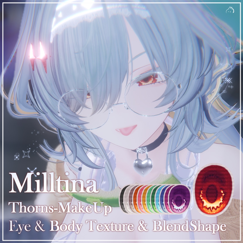 【ミルティナMilltina】Throns_Eyes、MakeUp、BlendShape image