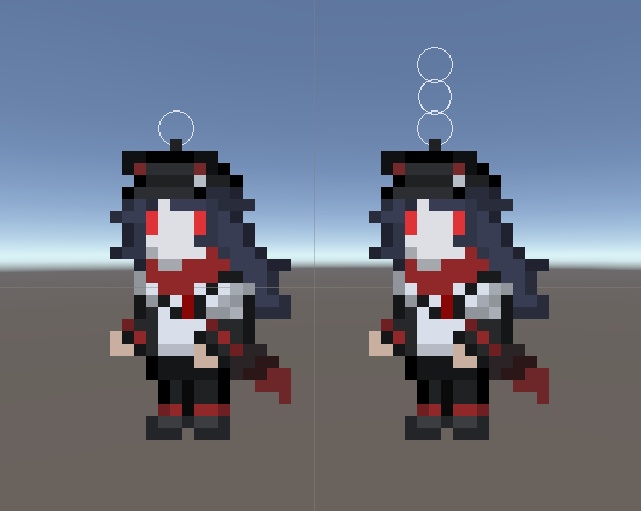 Delta Flare Voxel Keychain image