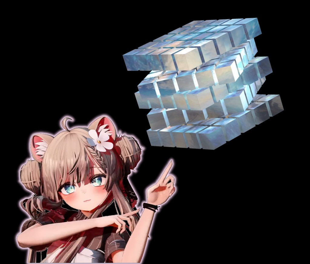 【追従型ペット】変形する謎の立方体 image