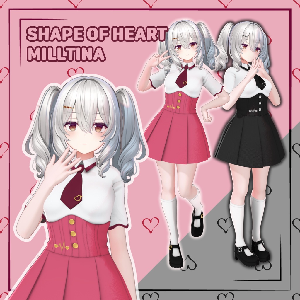 【Milltina対応】 Shape of Heart 3D衣装 image