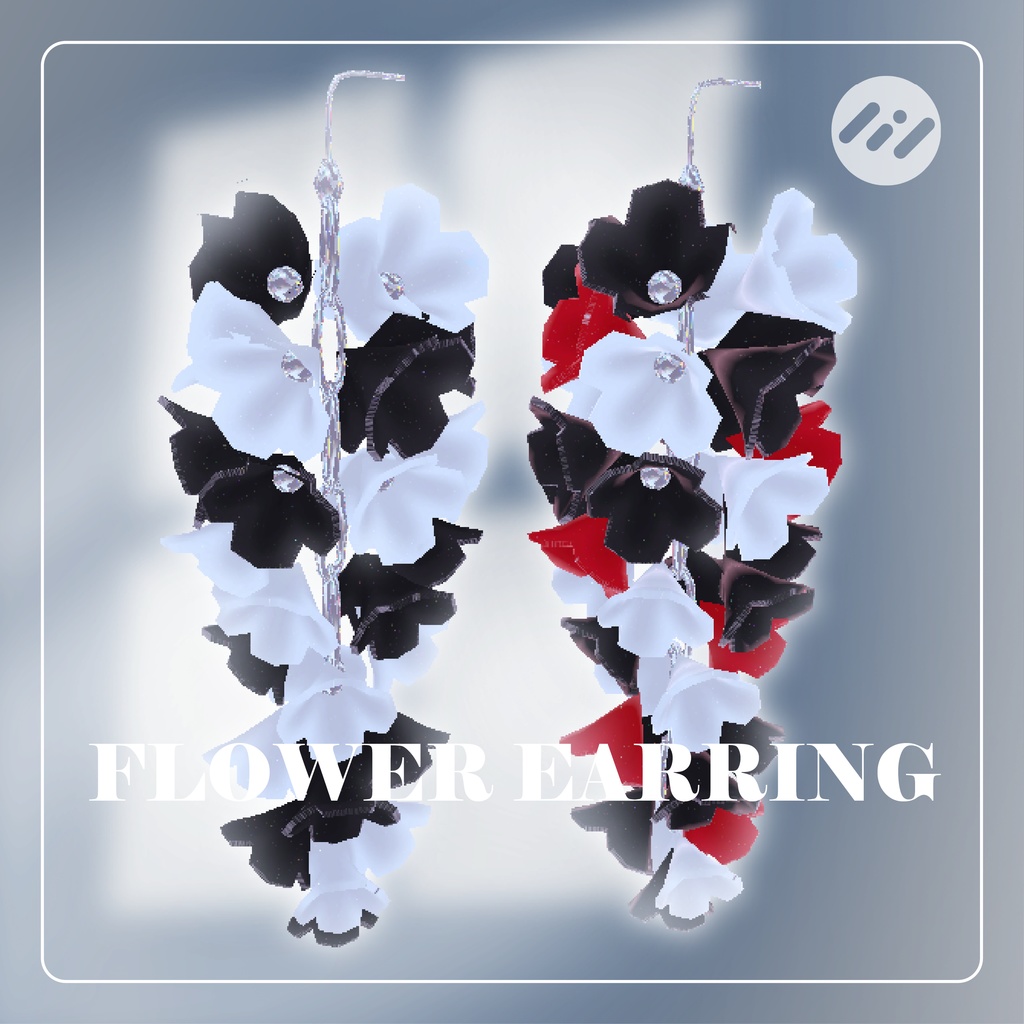 Flower earring .oO image