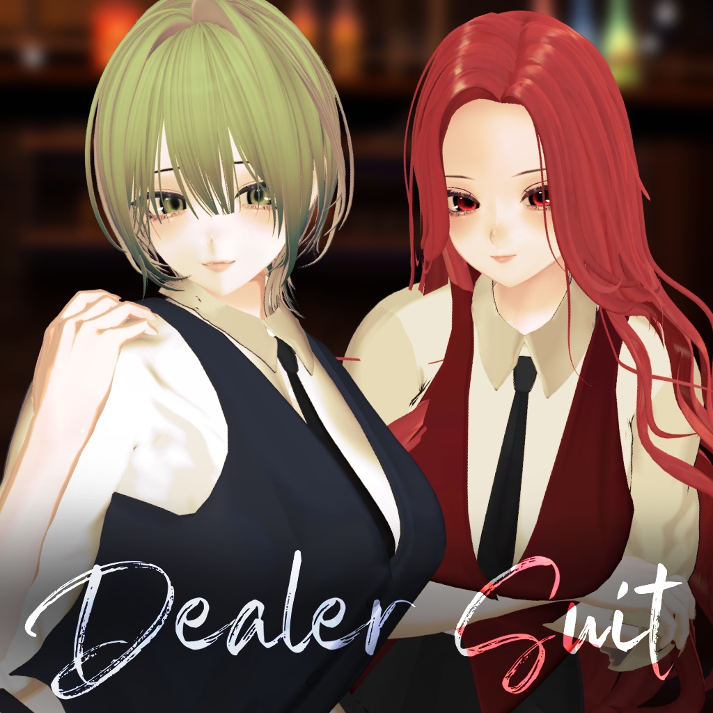 [Casino Dealer suit] Casino Suit [3D Costume Model] image