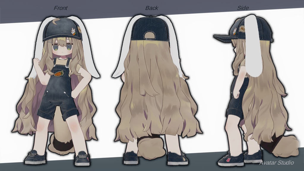 Rabbit Overalls Costume image