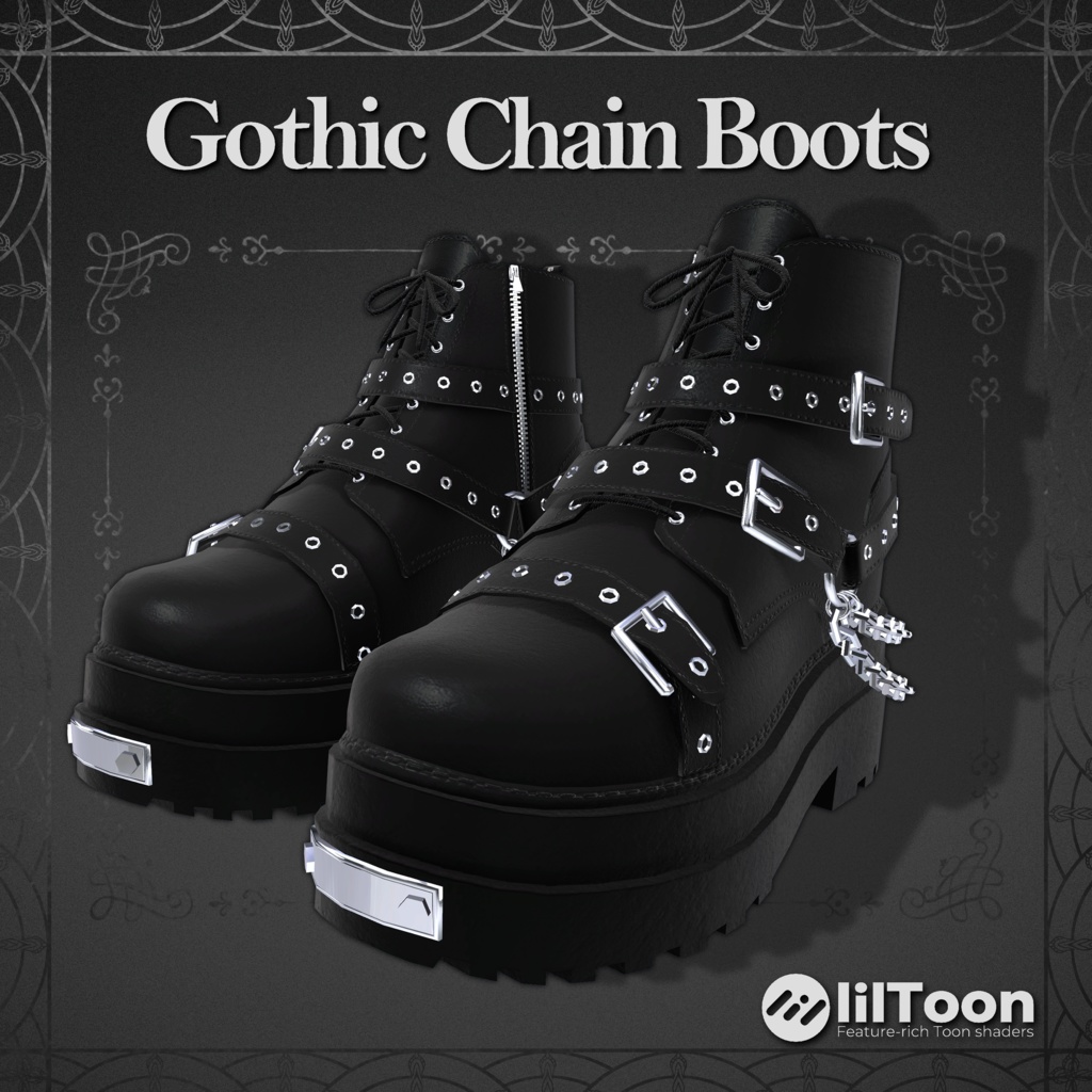 Gothic Chain Boots image
