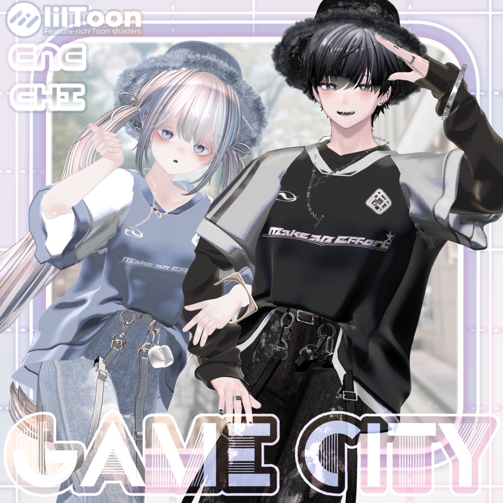 〖✨男女13アバター対応✨〗GAMECITY〖3D衣装〗 image