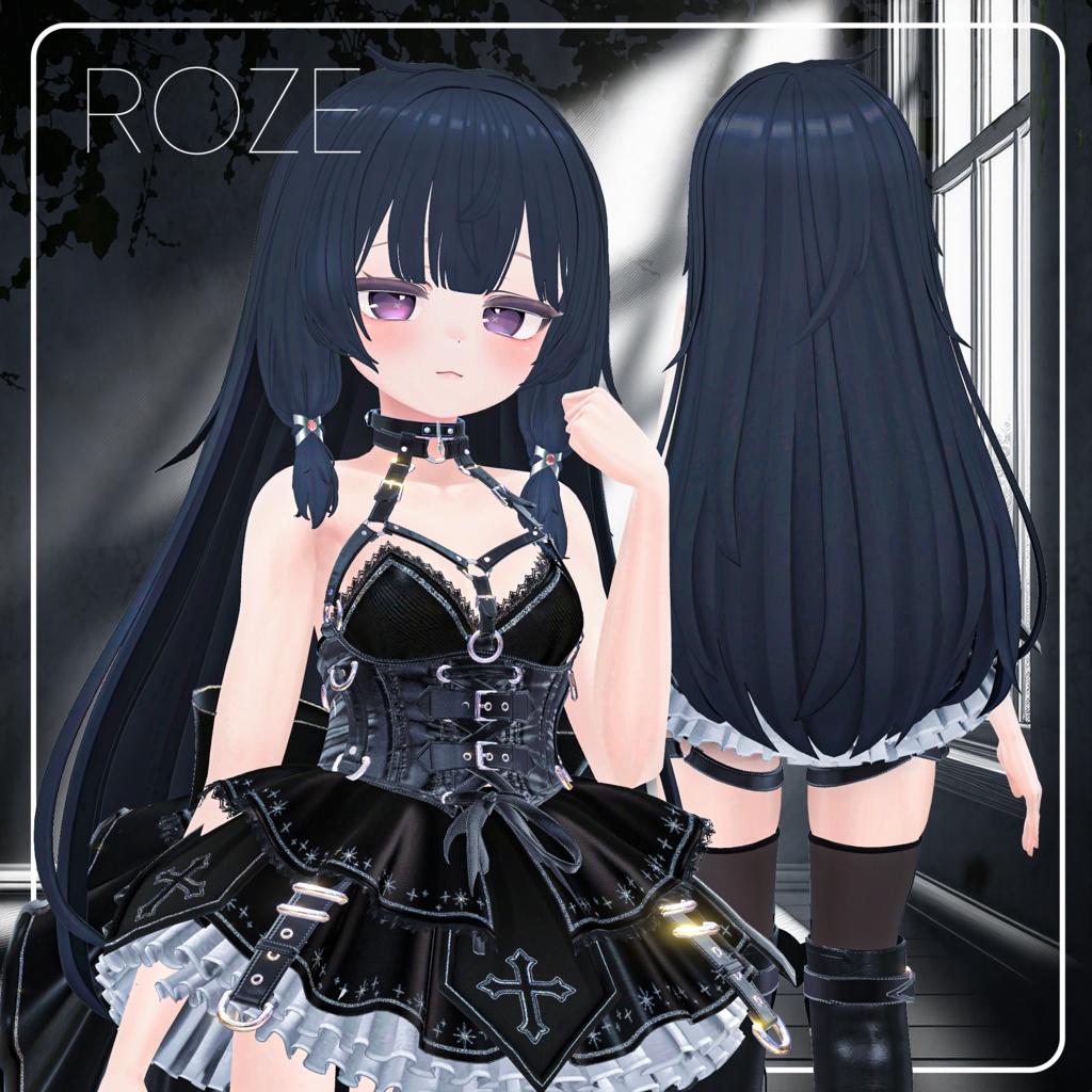 【ROZE Hair】-ロゼ-「4アバター対応」 image