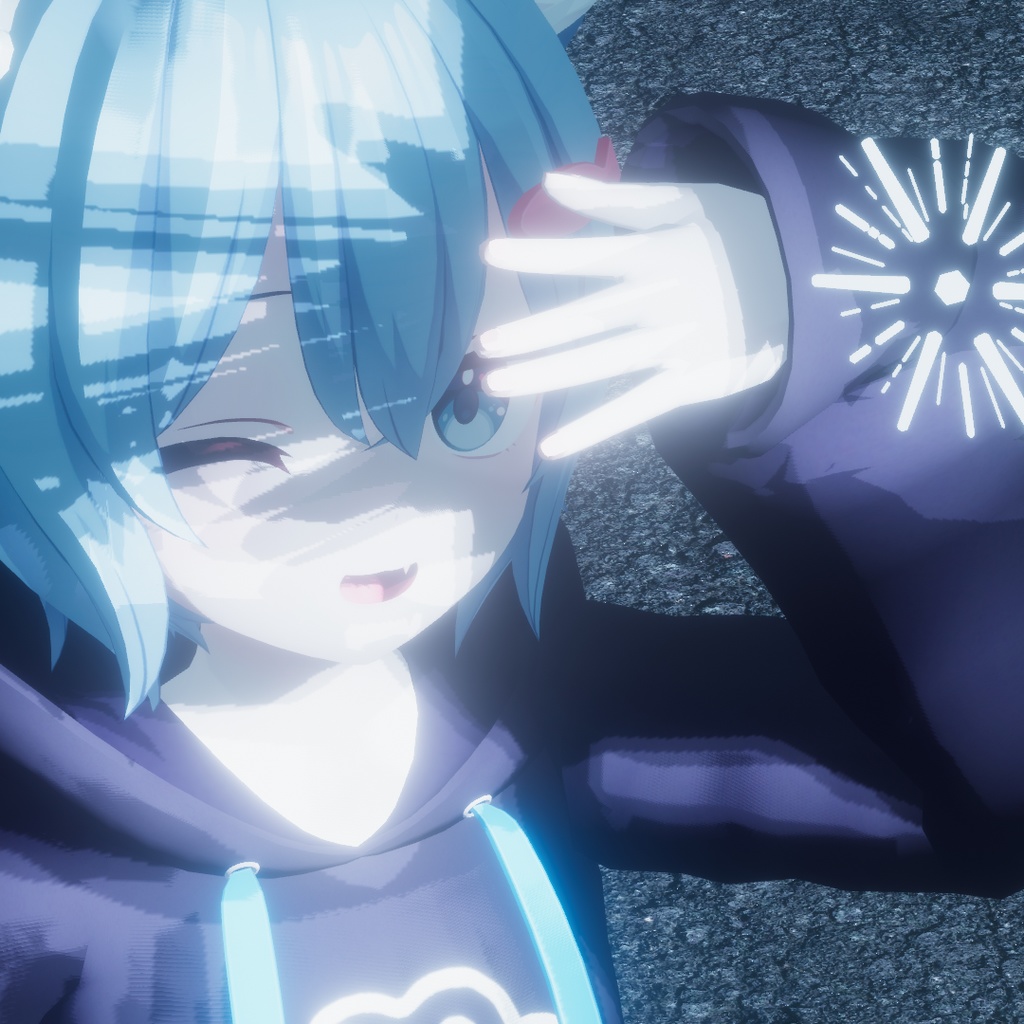 [VRChat想定]Avatar Lighting Gimmick image