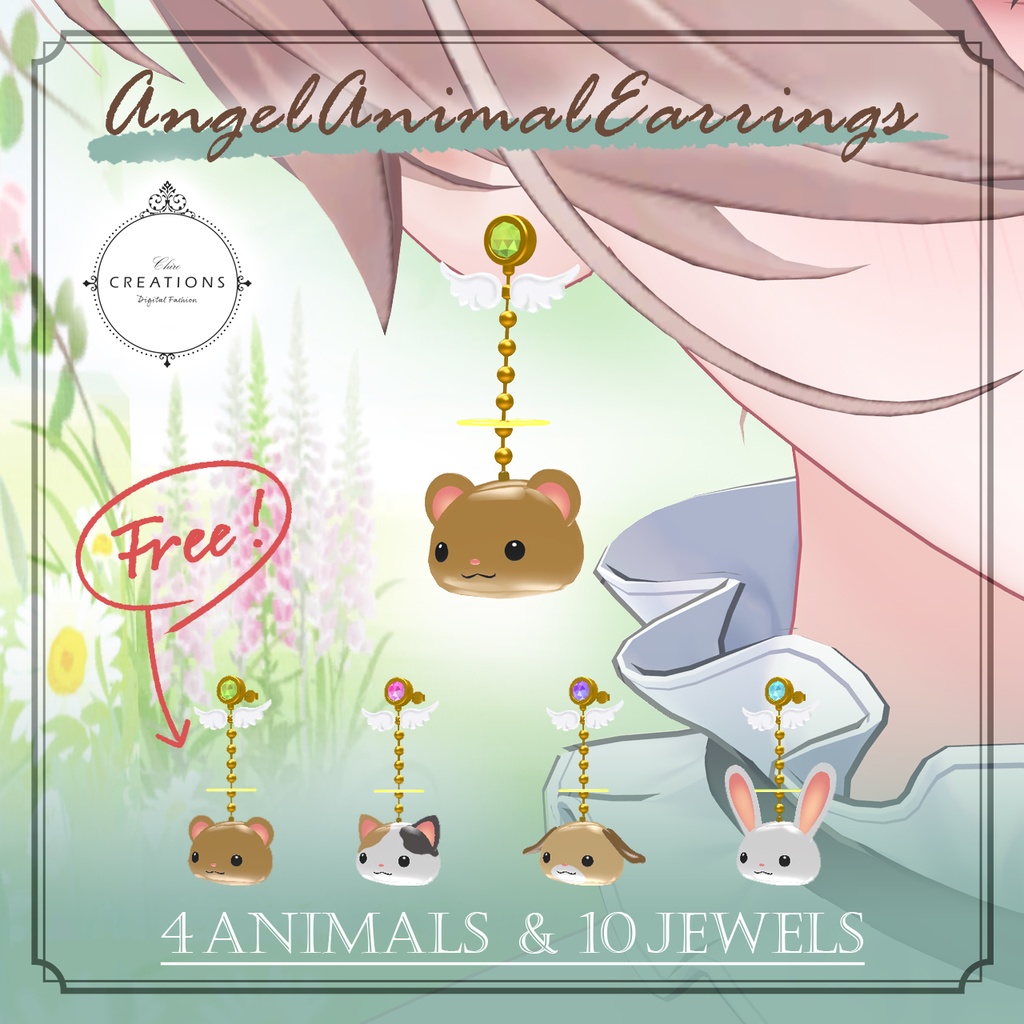 a AngelAnimalEarrings 2 Angel Animal Earrings image
