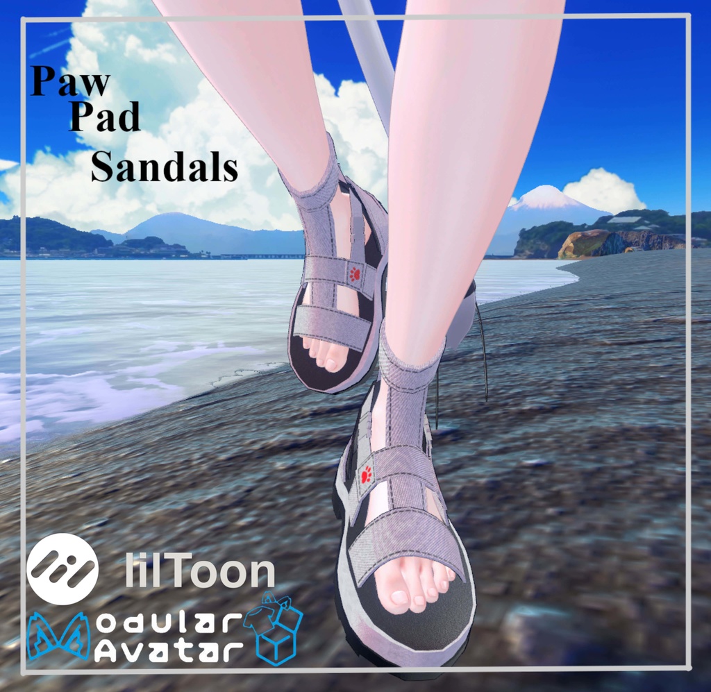 Paw pad sandals image