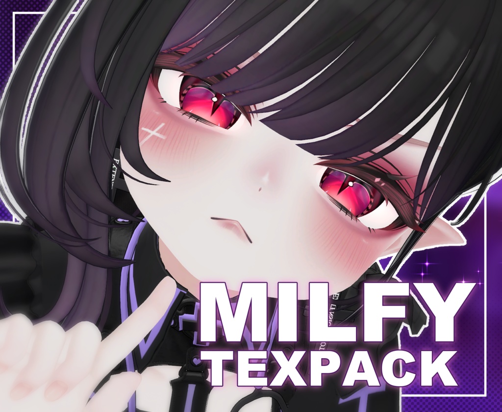 Milfy Makeup&Eyes texture 『Devil』 image