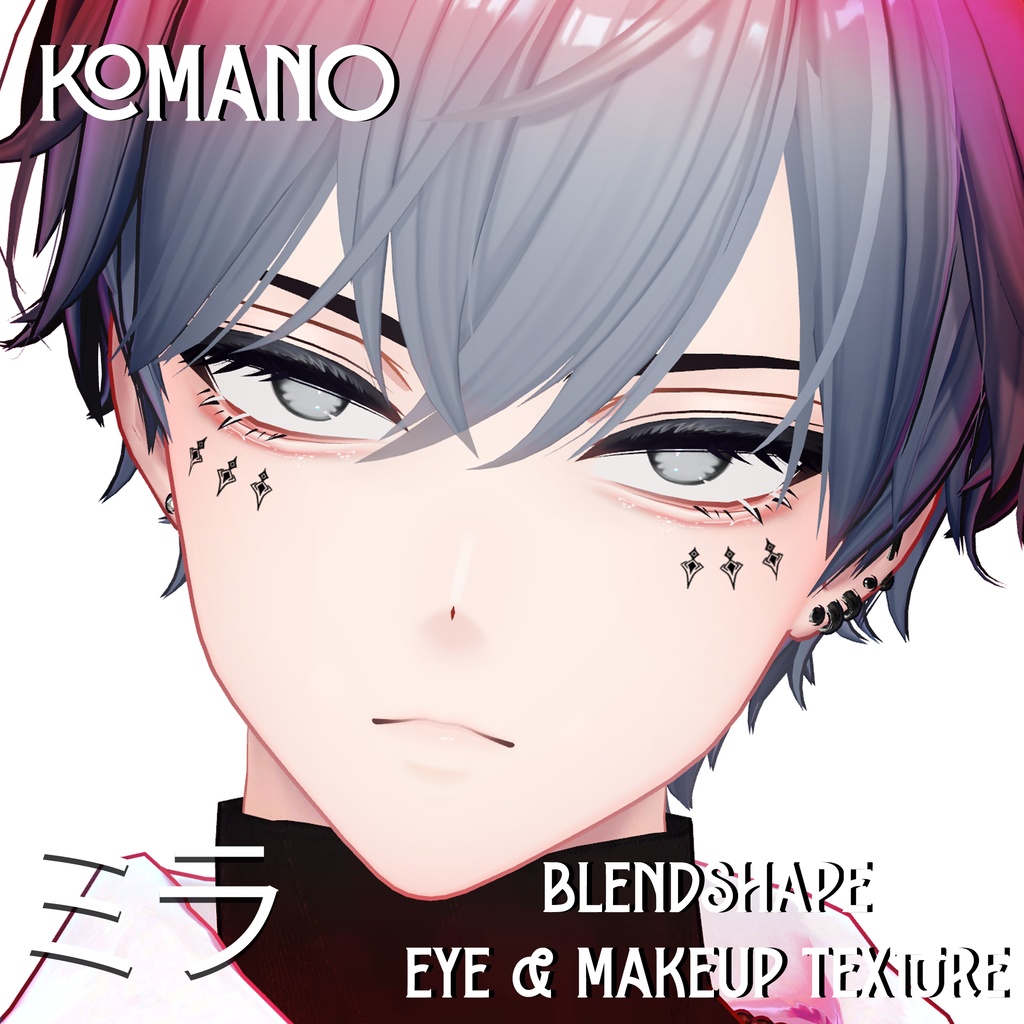 [Makeup, Eye texture, Face Blendshape] [Komano-Po Nai ] image