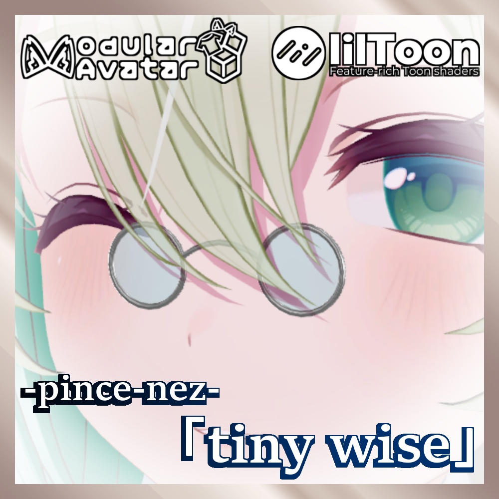 [MA対応]パンスネ「tiny wise」 image