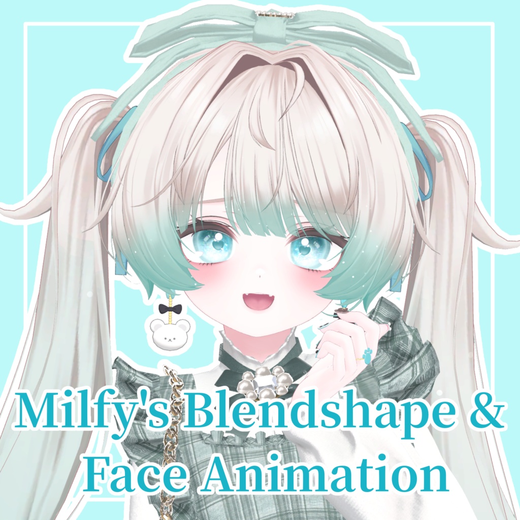 【販売停止中】🐻Milfy's Blendshape & Face Animation🐻 #arupaka_VRC #Milfy3D image