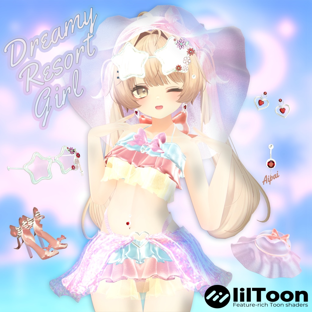 Dreamy Resort Girl image