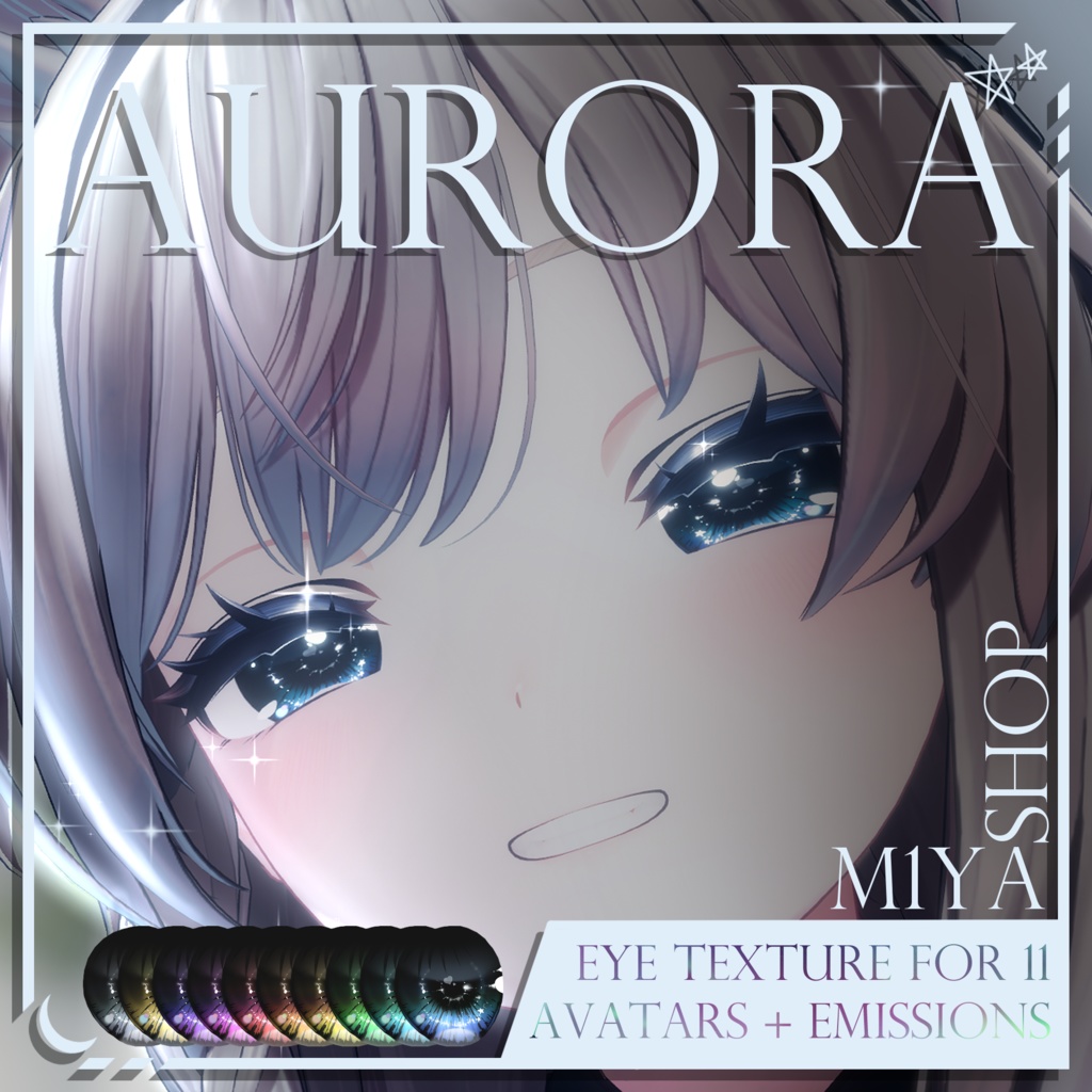 [11 Avatars] Aurora Eyes [VRChat] image