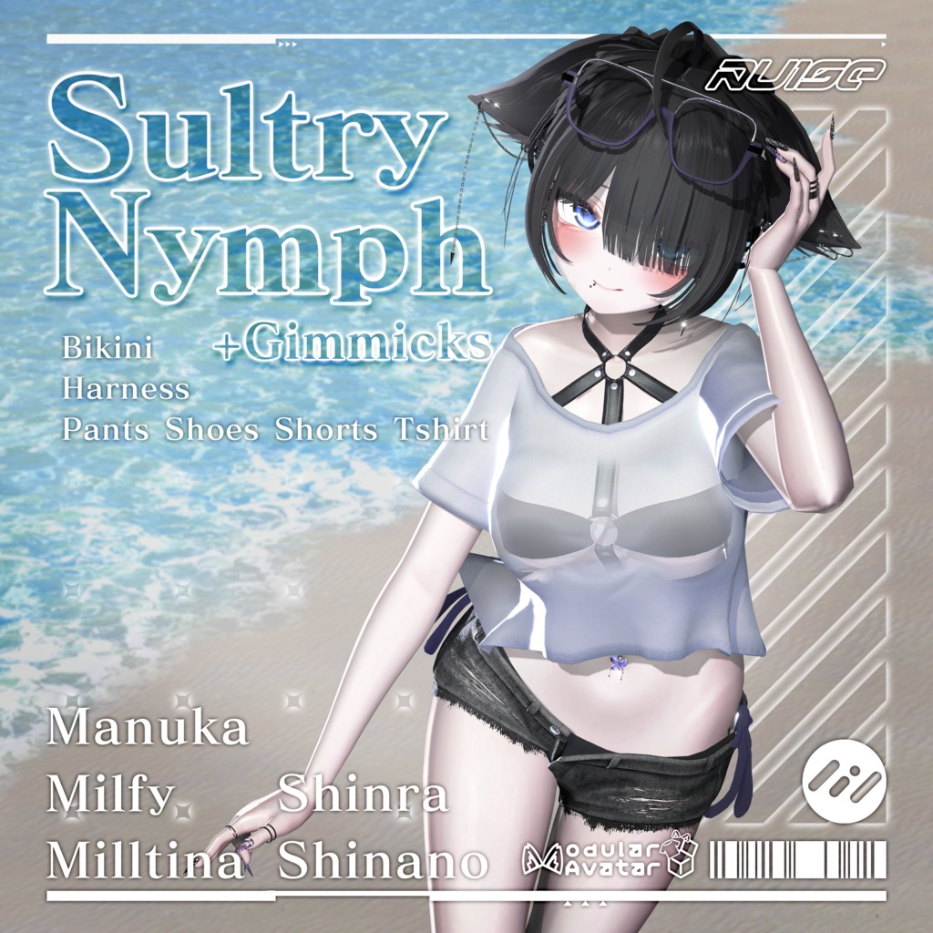 【5アバター対応】SultryNymph✦ギミック付き衣装✦ image
