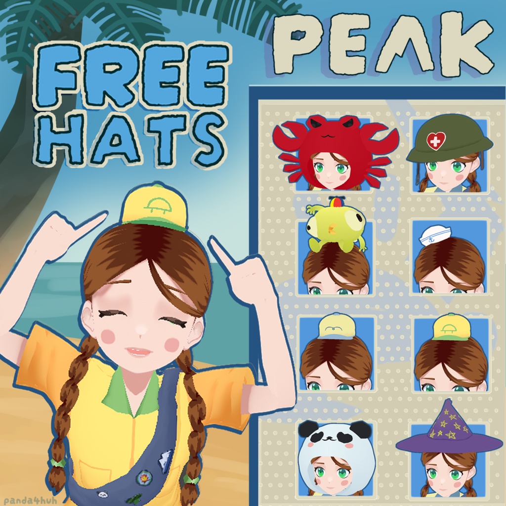 VROID Peak hats || VROID Peak 帽子 image