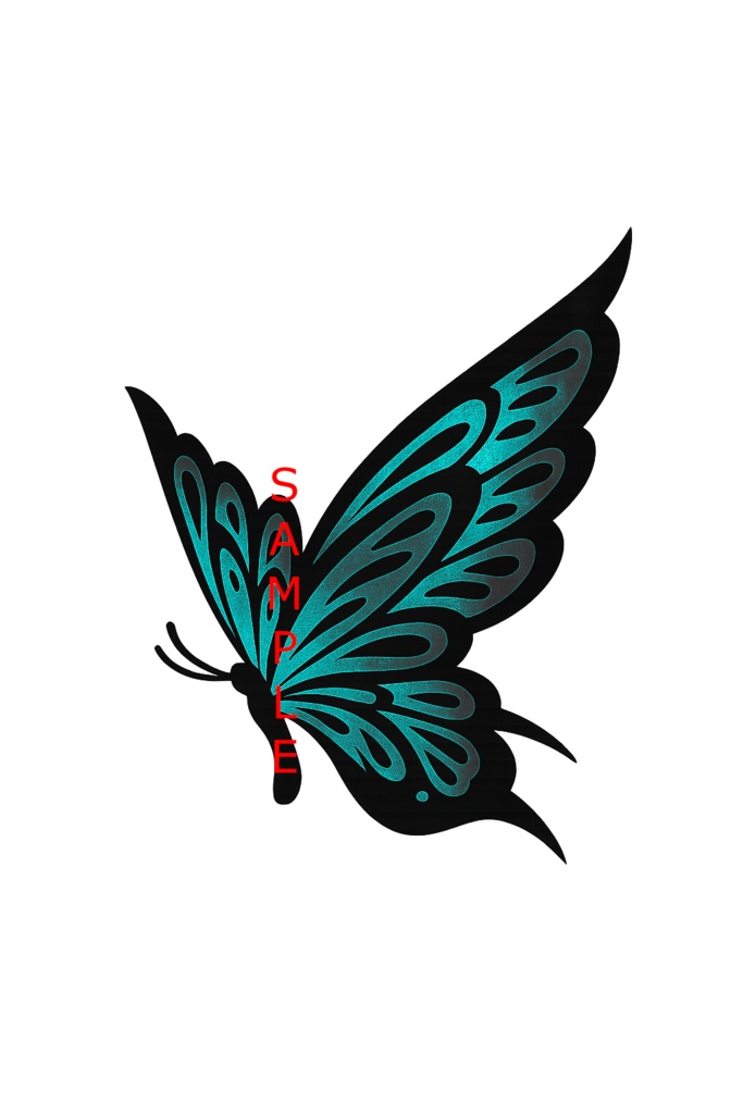 Butterfly Tattoo Design Set [11 Colours] / Transparent PNG image