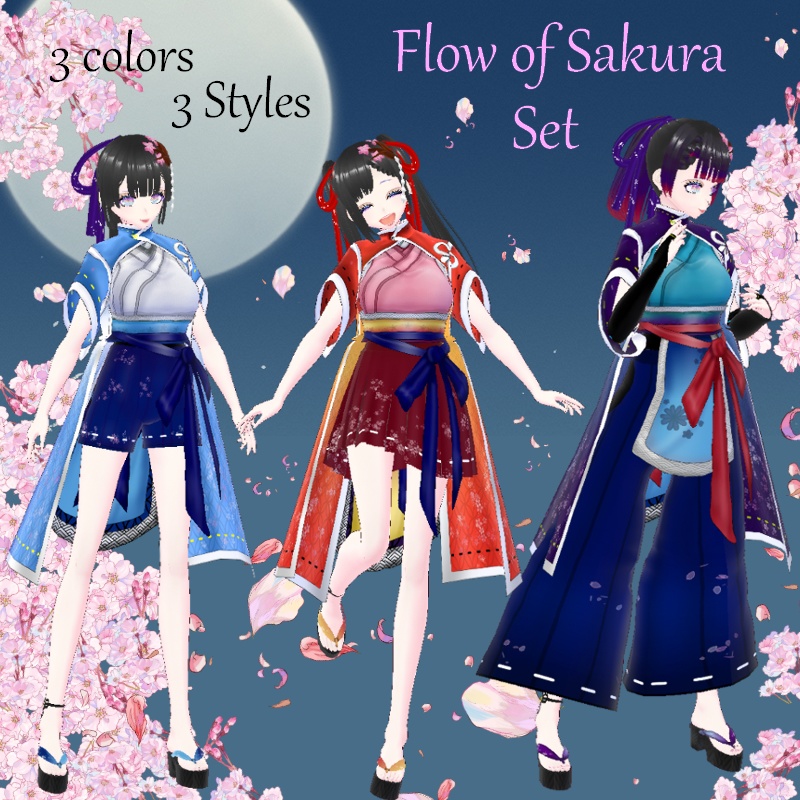 VRoid Flow of Sakura Set image